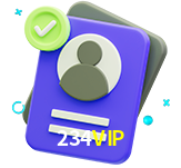 Tornar-se um membro do 234VIP é muito simples